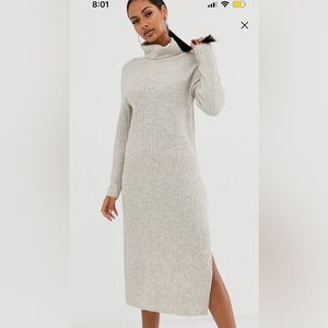 MIDI sweater dress